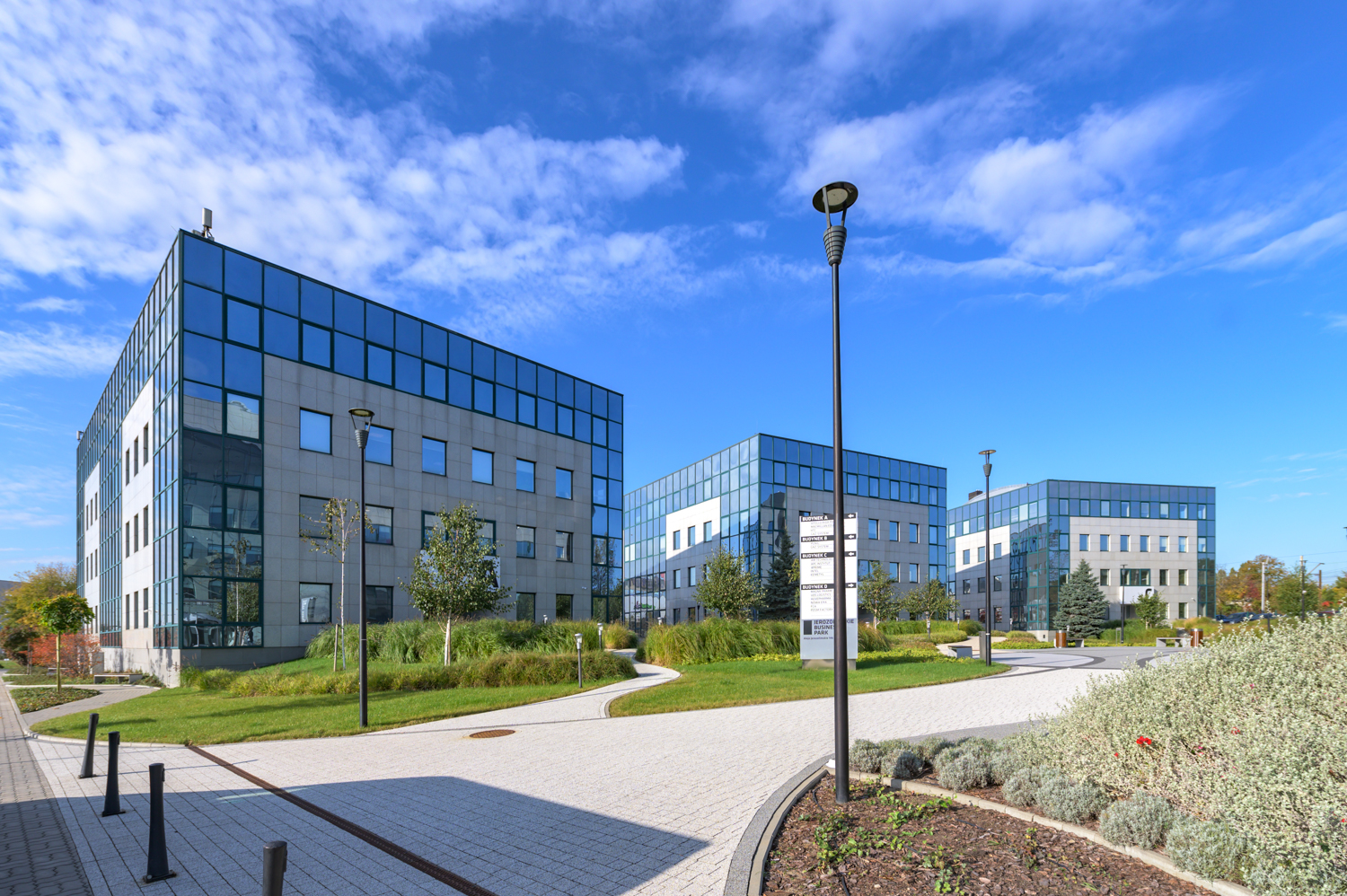 Zdjęcie architektury budynku Jerozolimskie Business Park